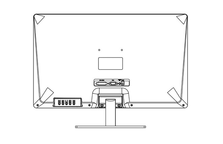 22寸电脑液晶显示器hdmi高清接口完美1080p液晶屏215显示器