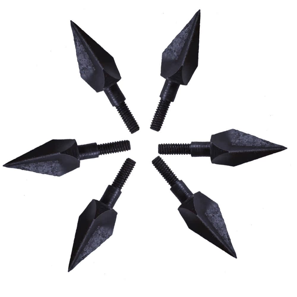 厂家供应产品狩猎箭头反曲弓玻纤碳铝合金箭通用小三棱螺纹箭头