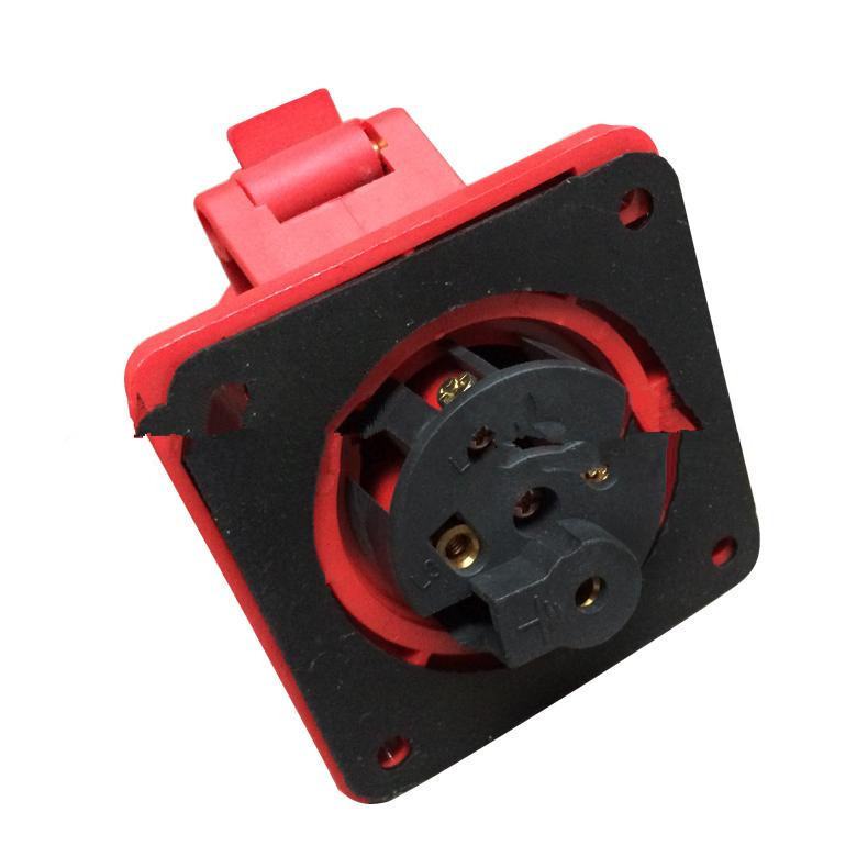 32a五孔三相五孔油机接口插座防水3p n e rs-325k阻燃尼龙防尘