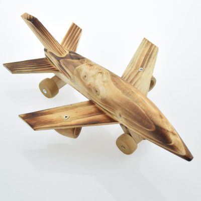 厂家直销 手工木质飞机模型 木制小飞机儿童玩具 木制工艺品批发