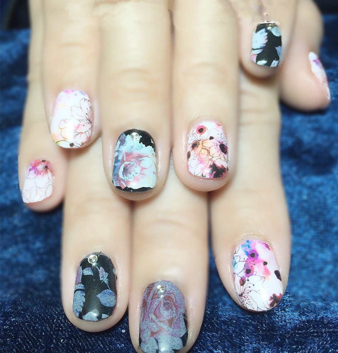 黛丽斯品牌美甲 水印贴纸 贴花 指甲贴 韩国美甲贴纸 dls337-352