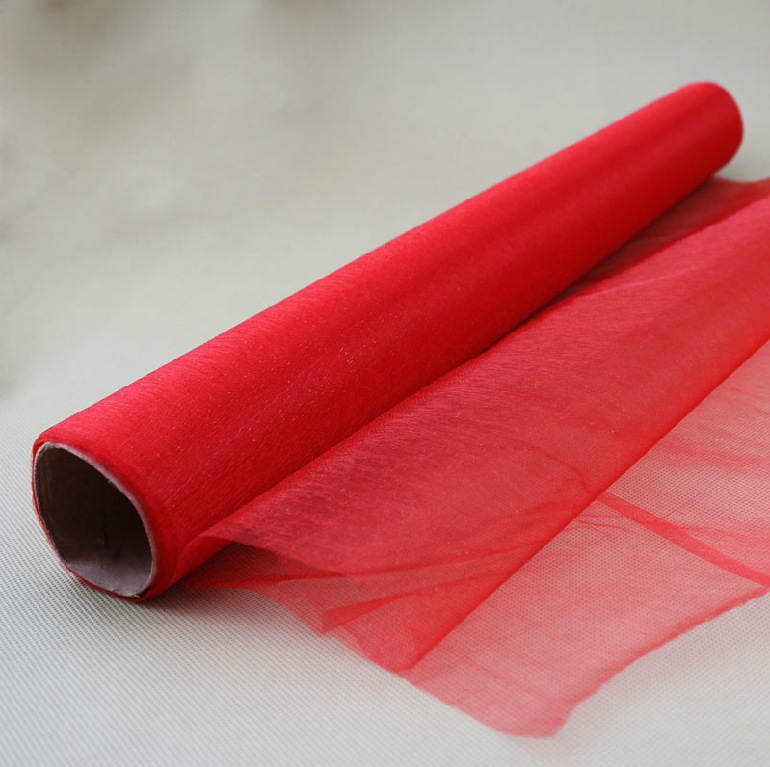 结婚布置纱幔婚房装饰用品楼梯拉纱缦 婚庆雪纱路引道具10码