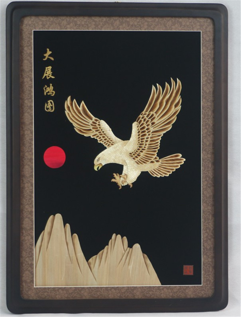麦秆画工艺品品质礼品壁画