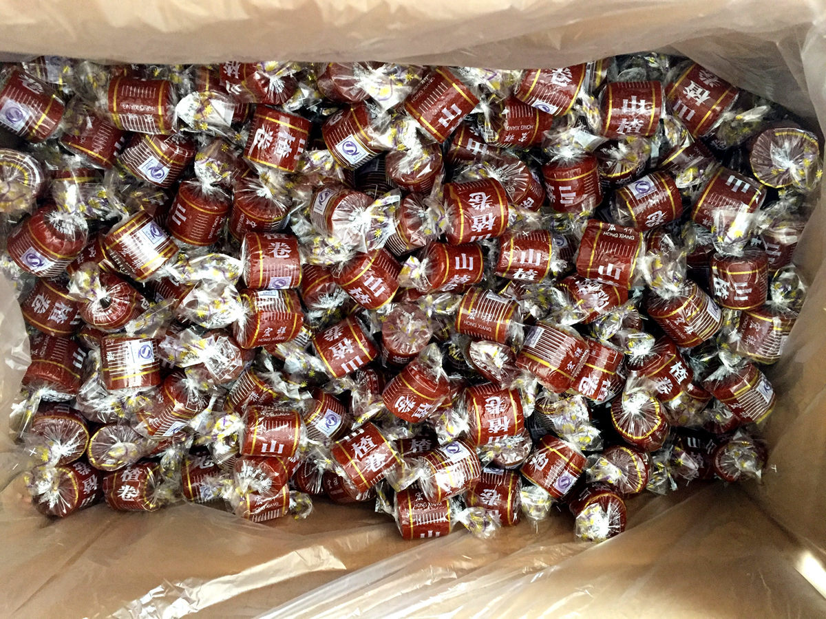 宏祥京卷零食蜜饯承德特产销量火爆良心食品20斤散装山楂卷爆款