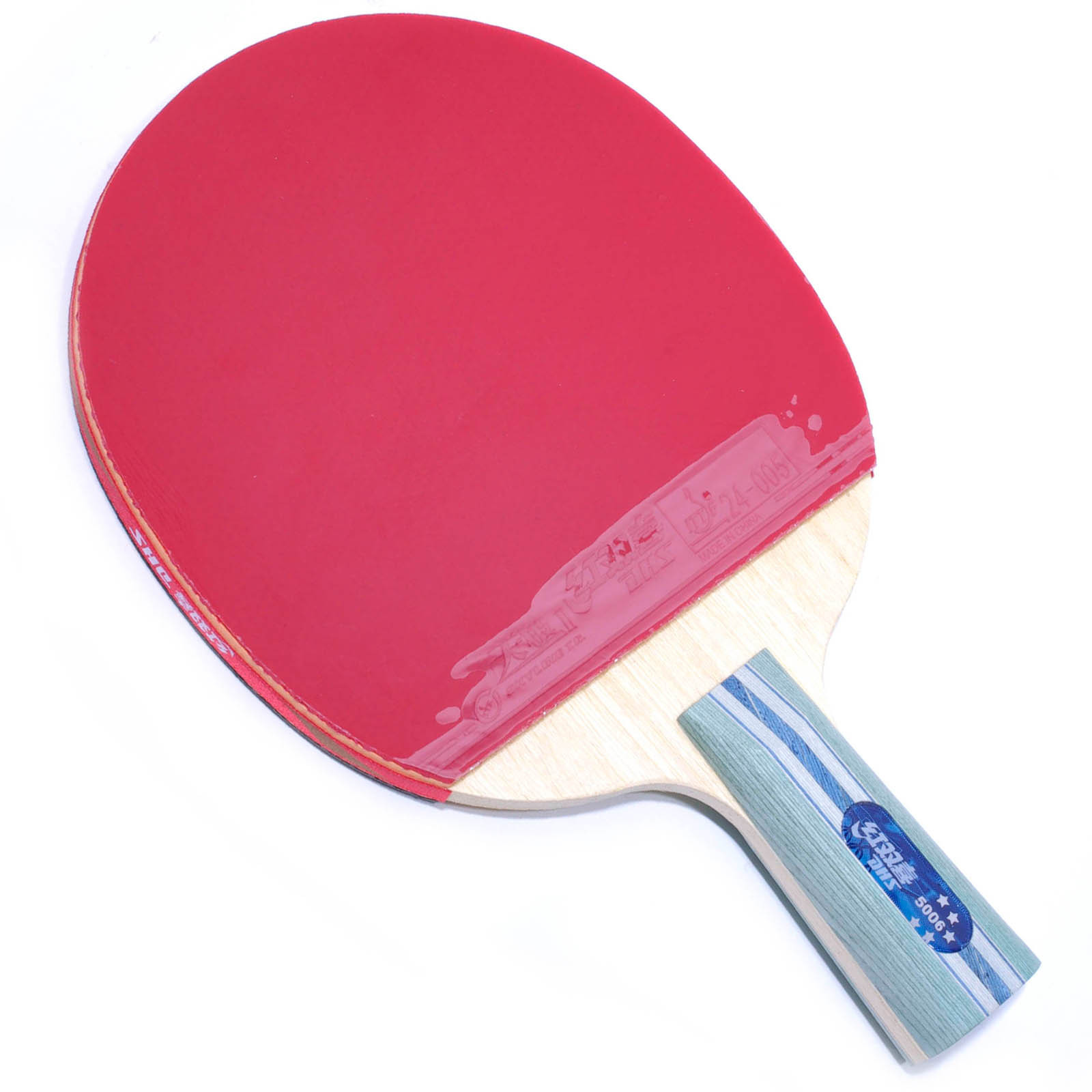 红双喜 dhs a5006 双面反胶乒乓球拍弧圈结合快攻直拍 5星乒乓拍