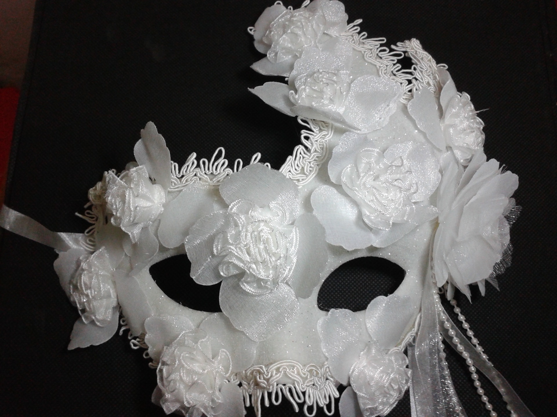 化妆舞会公主面具威尼斯羽毛花面具男女款半