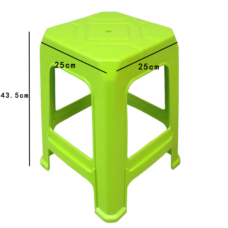 《厂家**》防滑高塑料凳子餐桌凳休闲大方凳简易家居热卖