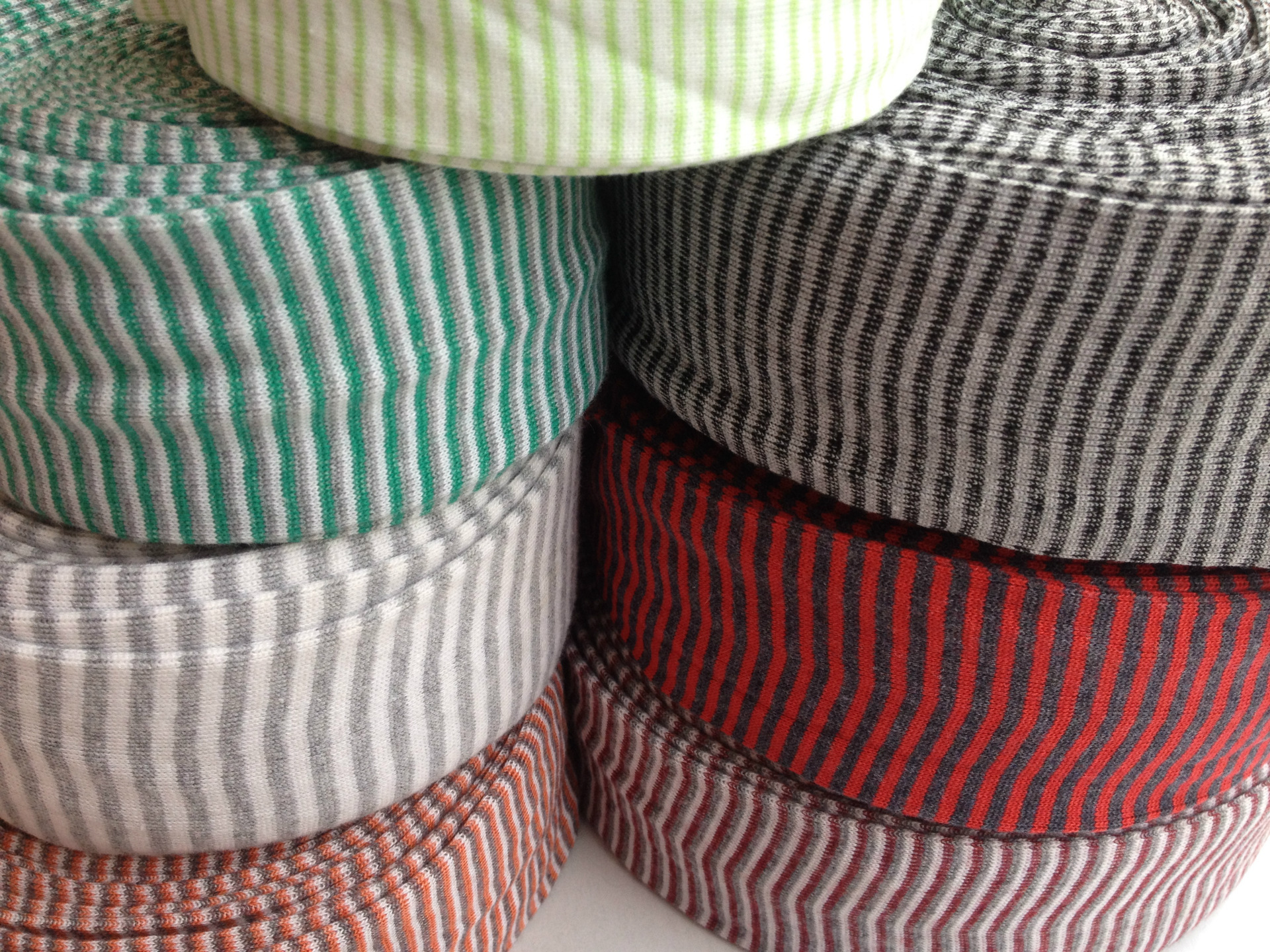 无缝罗纹布 针织罗口 条纹袖口 针织罗纹.