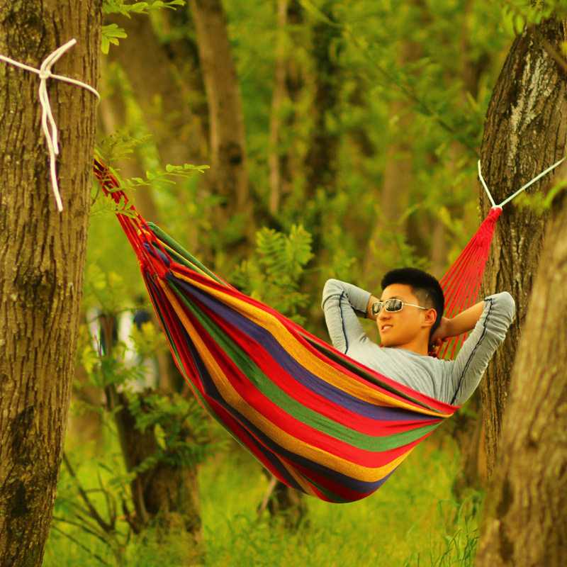 供应户外吊床休闲网床睡床沙滩睡床