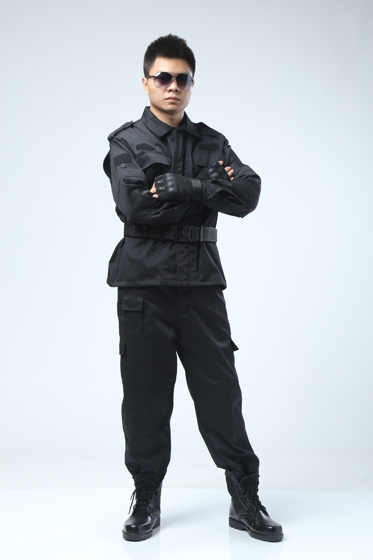 厂家批发新式特井冬长袖作训服 保卫协勤厚款作训服作战服特战服