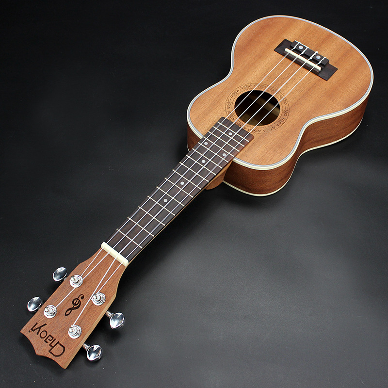 21寸桃花芯五线包边尤克里里夏威夷乌克丽丽ukulele4弦小吉他