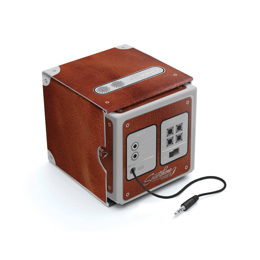 新款户外必备小音箱 复古智能手机纸盒音响 便捷式纸质迷你小音箱