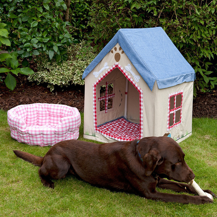 狗窝宠物窝可拆洗狗房子 中小型犬泰迪金毛比熊宠物屋 小猫狗窝