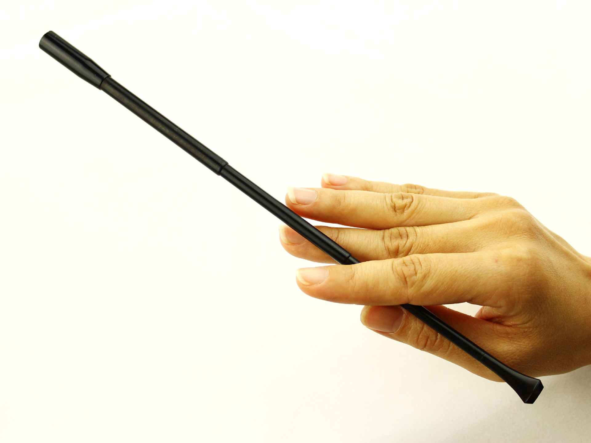 工厂定制万圣节热销 铝质优雅个性伸缩女士长烟杆 银色伸缩烟杆