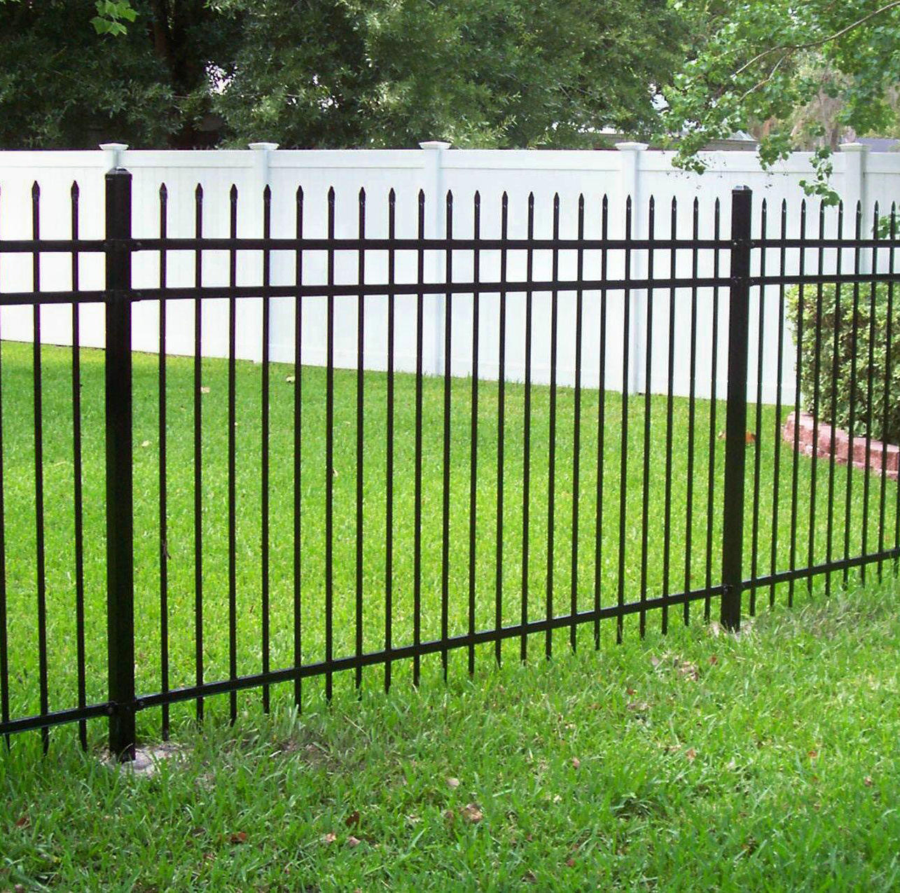 厂家现供厂区护栏围栏安全防护栏锌钢护栏铁艺围栏