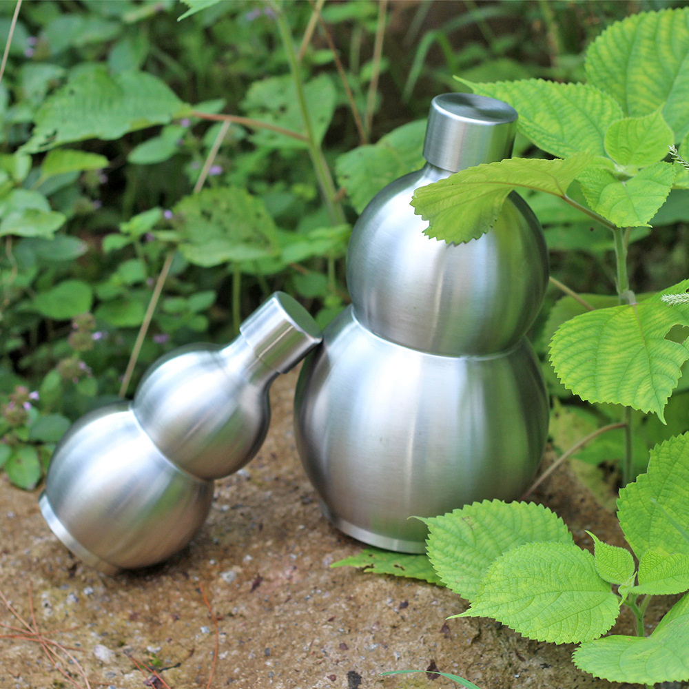 葫芦创意保温杯可爱个性便携情侣茶杯 不锈