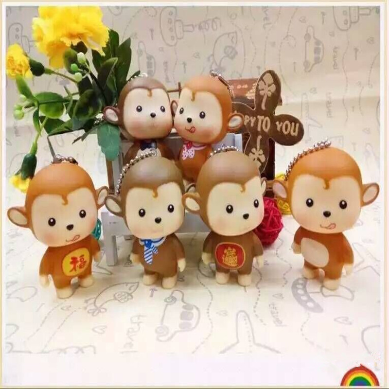 批发采购饰品配件-小猴搪胶公仔汽车手机包包