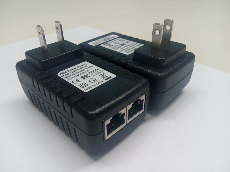 5a24v1a48v1a直插式poe电源合成供电器