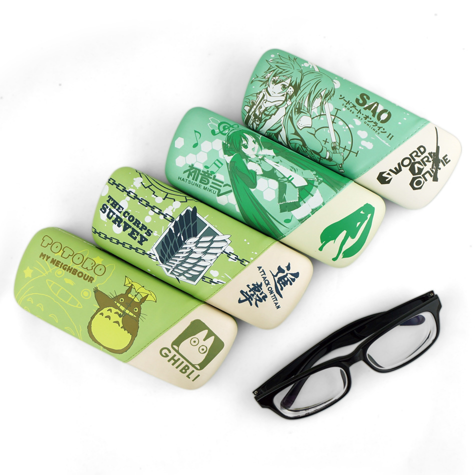 动漫周边 初音未来 miku家族眼镜盒 动漫拼色眼镜盒 一件代 _供应产品