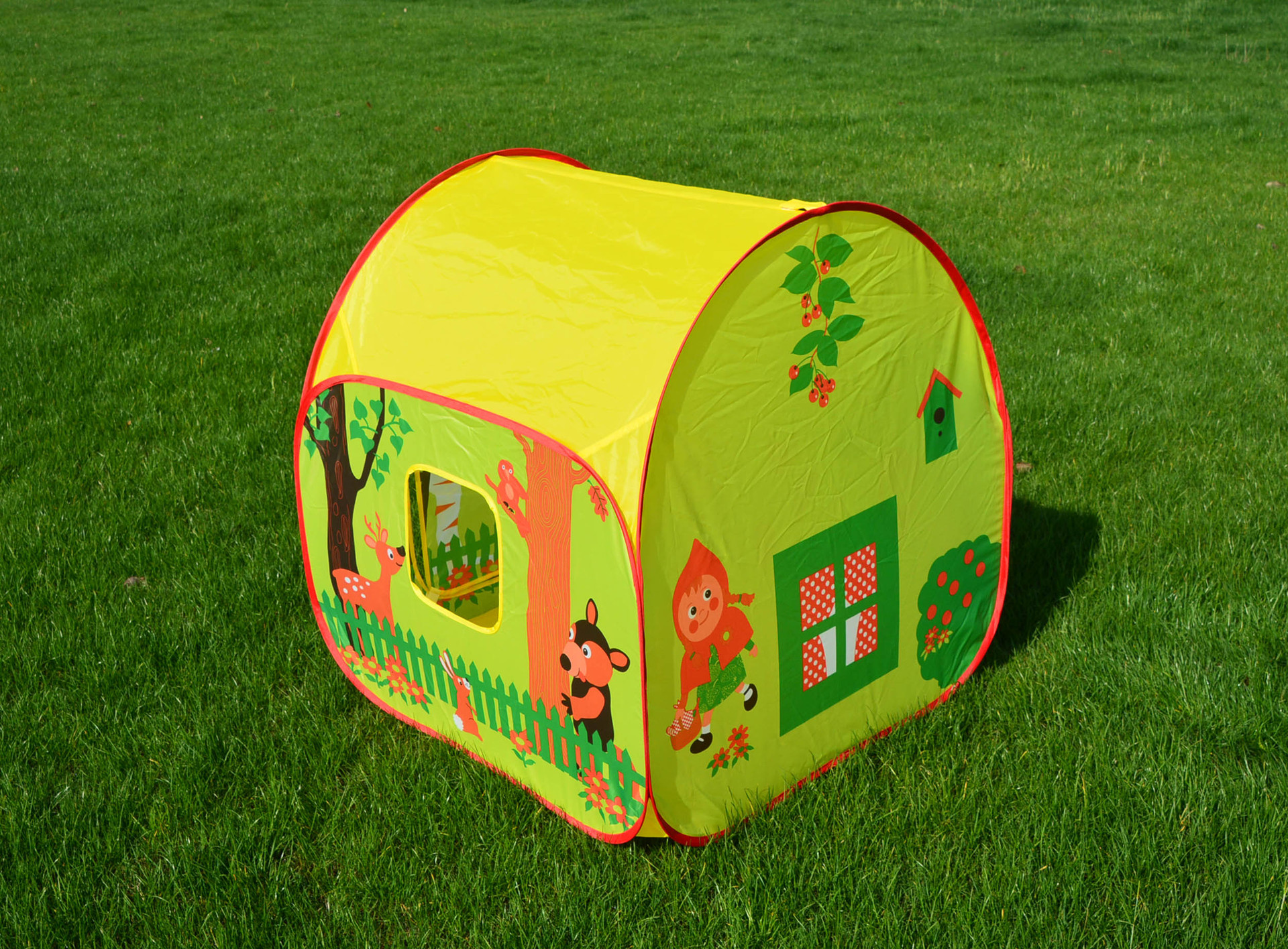 新款热销儿童折叠搭建单层帐篷可爱卡通小鹿-帐篷,天幕,帐篷配件