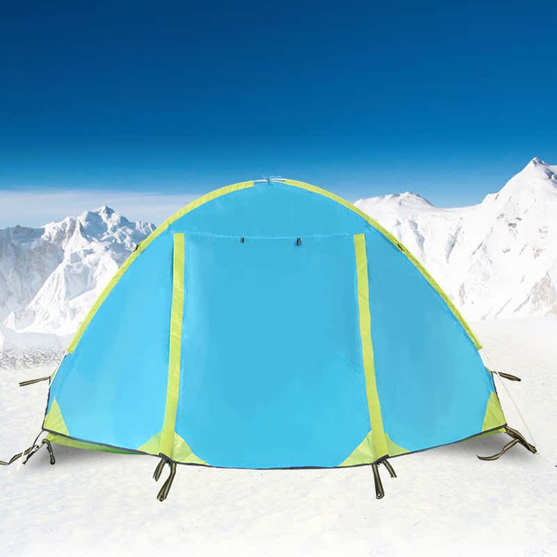 德国安戈洛帐篷专业手搭超轻户外双人双层防风防水野营帐篷北极4