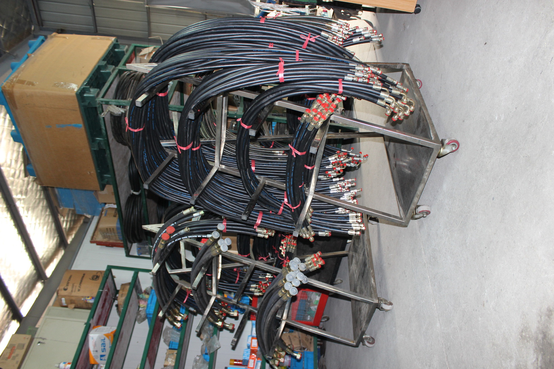 厂家供应各种规格 国产/进口 液压胶管 油管总成 高压软管