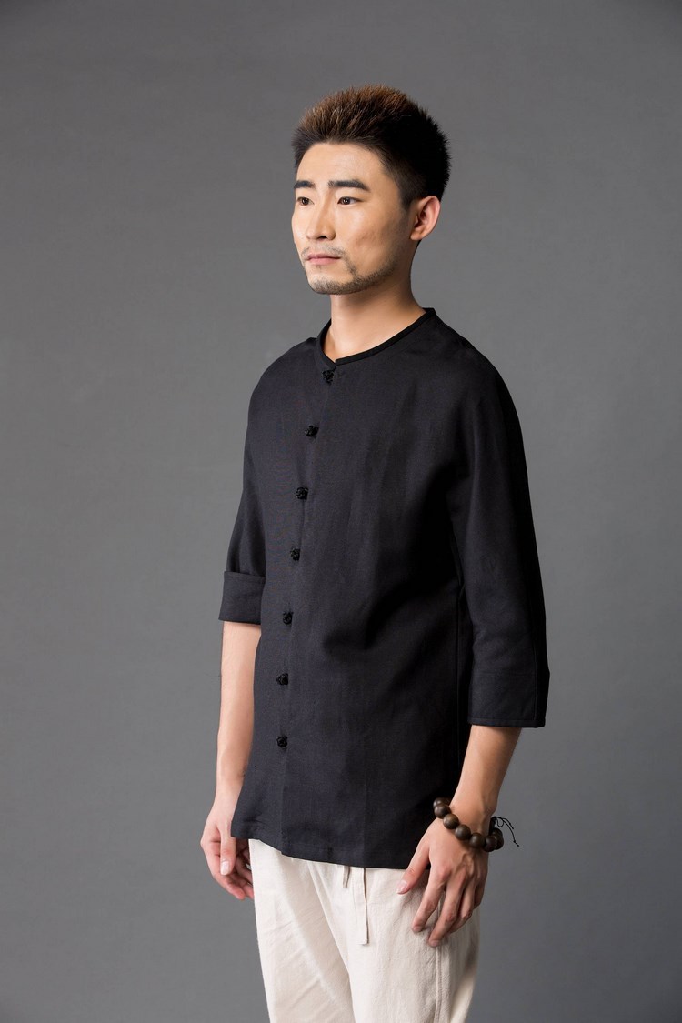 中山装 盘扣中山装 男士盘扣中山装 春秋