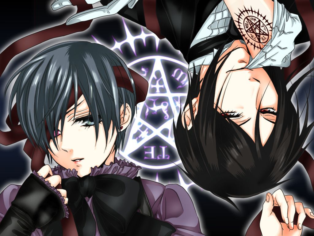 动漫周边 黑执事 black bulter 夏尔赛巴斯 五星契约 吊坠项链