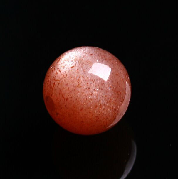 包邮7a天然橙日光石太阳石圆珠散珠月光石珠子批发