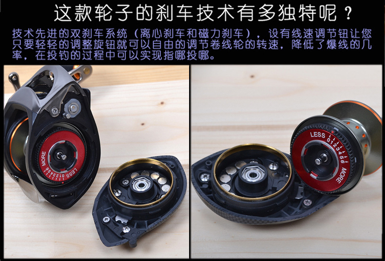钓之屋 速派200防炸线离心 磁力刹车淡