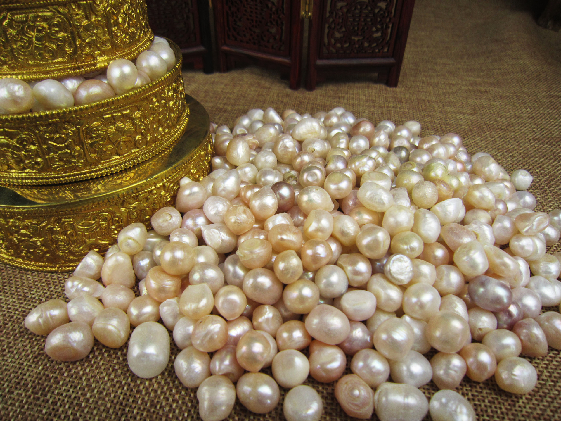 七珍宝供品七宝石珍珠装藏堂七宝供宝瓶供杯曼扎50g