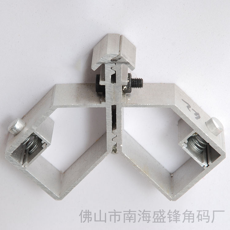 现代简约风42mm高铝角码铝合金门窗活动角码厂家直供门窗配件定制