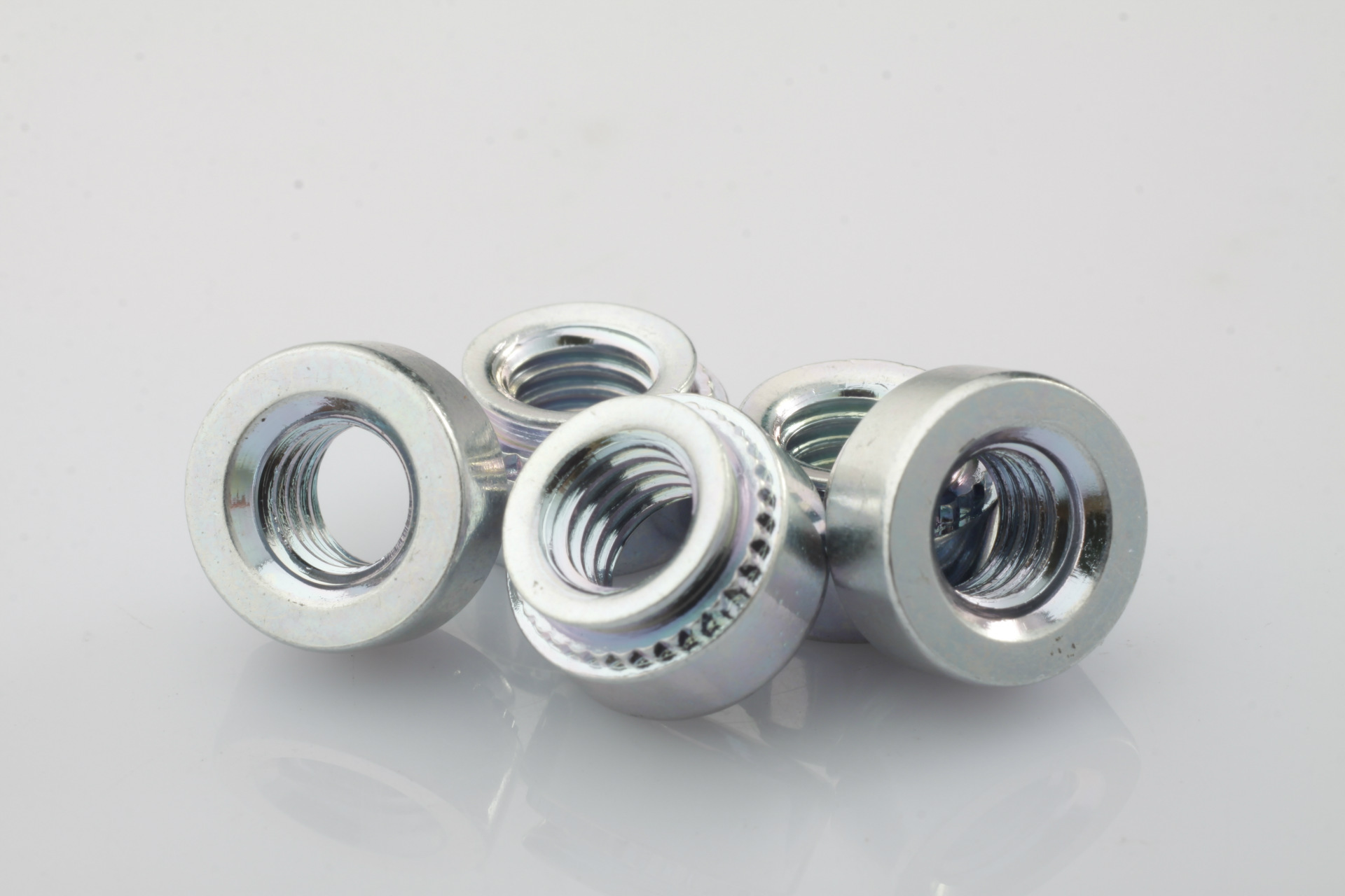 镀彩锌压铆螺母丨压板螺母丨s cls sp 机箱机柜铆螺母m2.5-m12