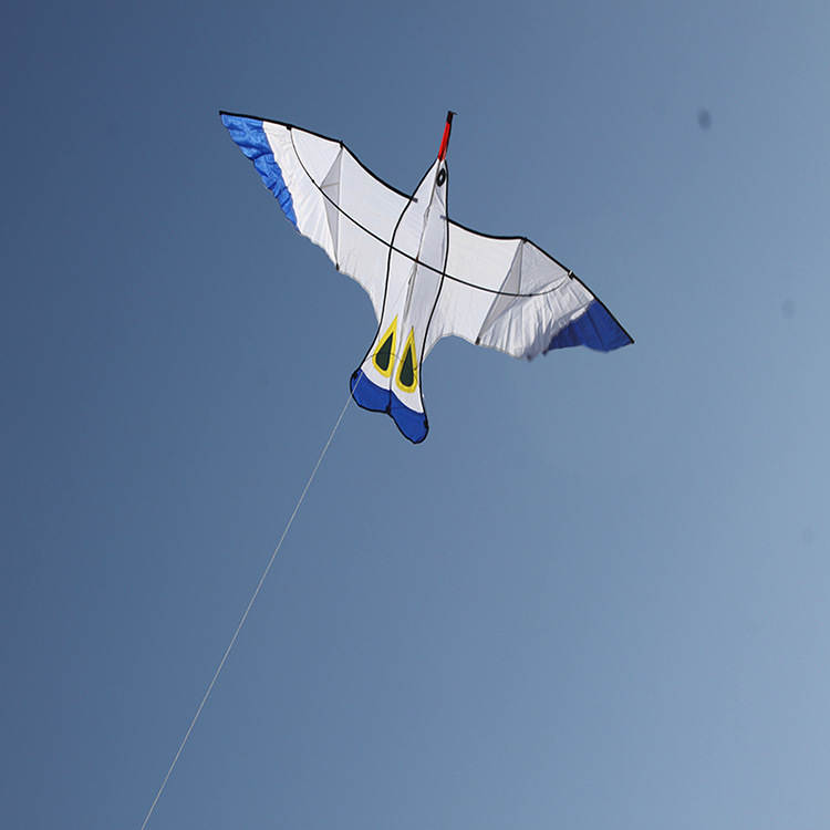 潍坊风筝 经典款海鸥风筝 户外运动型 正品包邮 前撑杆布拼工艺