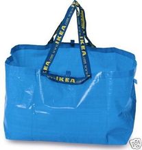 外贸出口 宜家ikea购物袋 编织轮船袋 定制做