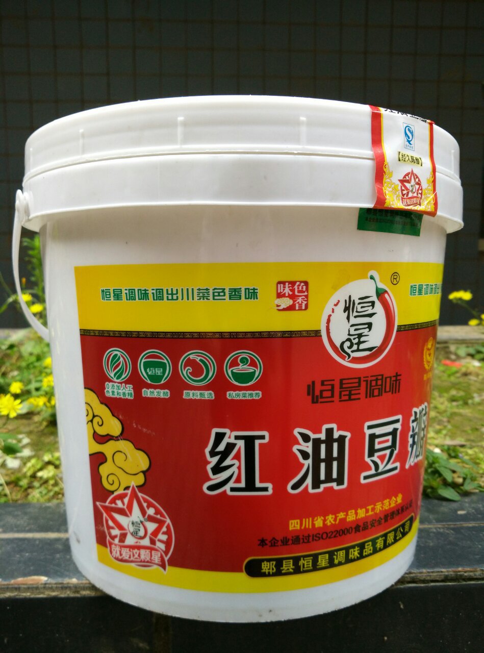 四川** 恒星红油豆瓣酱6kg 清真食品
