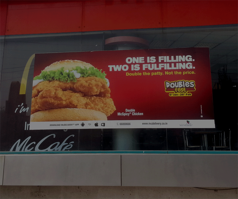 led闪动广告灯箱 麦当劳闪动广告牌  led闪动发光广告标识灯箱牌 都乐