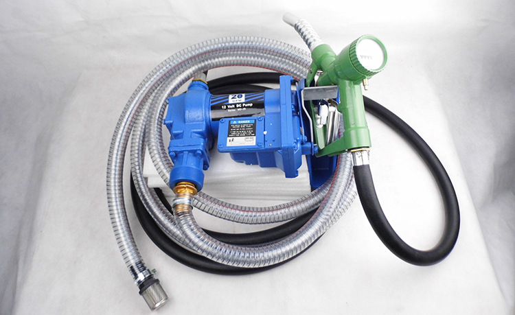 直流防爆加汽柴油手动自封计量组合泵柴油抽油泵自吸防爆加油泵