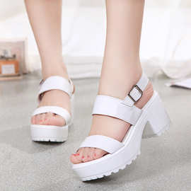 女士高跟鞋粗跟凉鞋_女士高跟鞋粗跟凉鞋价格