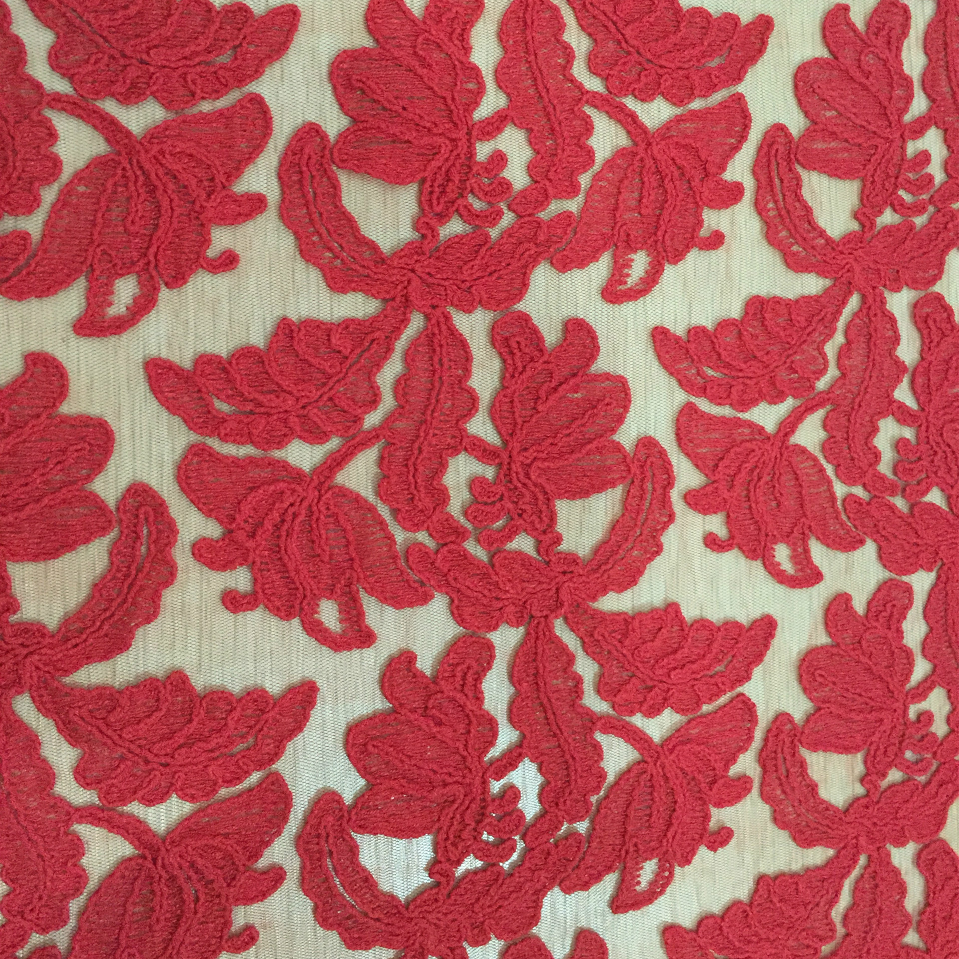 网布绣花 裙子面料 暗底花纹绣花布 g1255