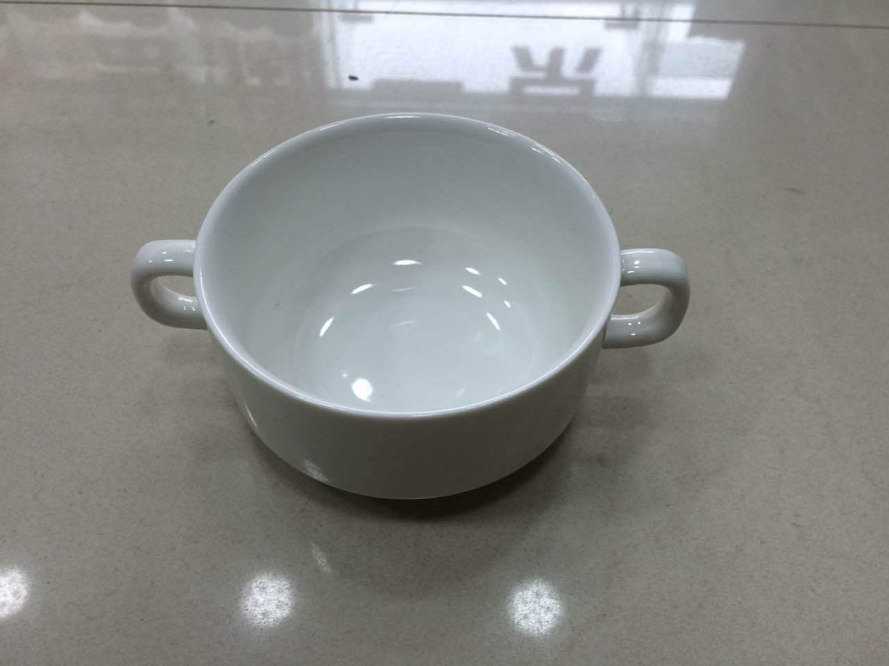 厂家批发精美酒店日用陶瓷盅 优质低骨瓷4