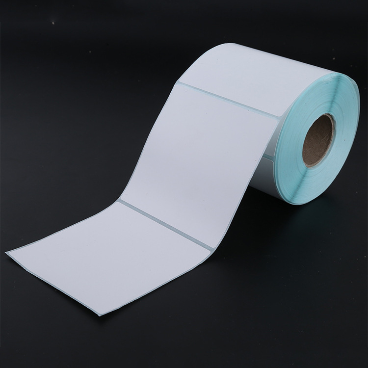 100*100*500张蓝底更粘三防热敏纸e邮包(防水防油防摩擦带撕线)