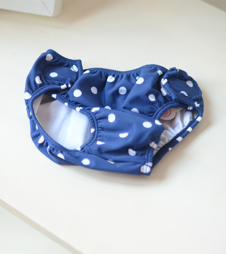 儿童泳裤男童女童三角泳裤婴儿幼儿宝宝可洗魔术贴泳裤