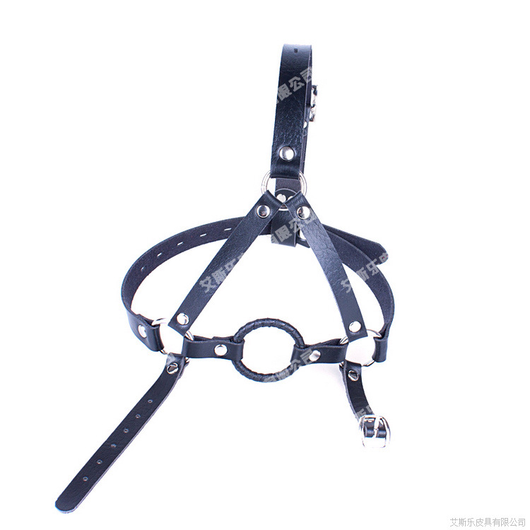 艾斯乐成人情趣黑色马具型口枷调教口塞口水器具堵嘴用品厂家批发