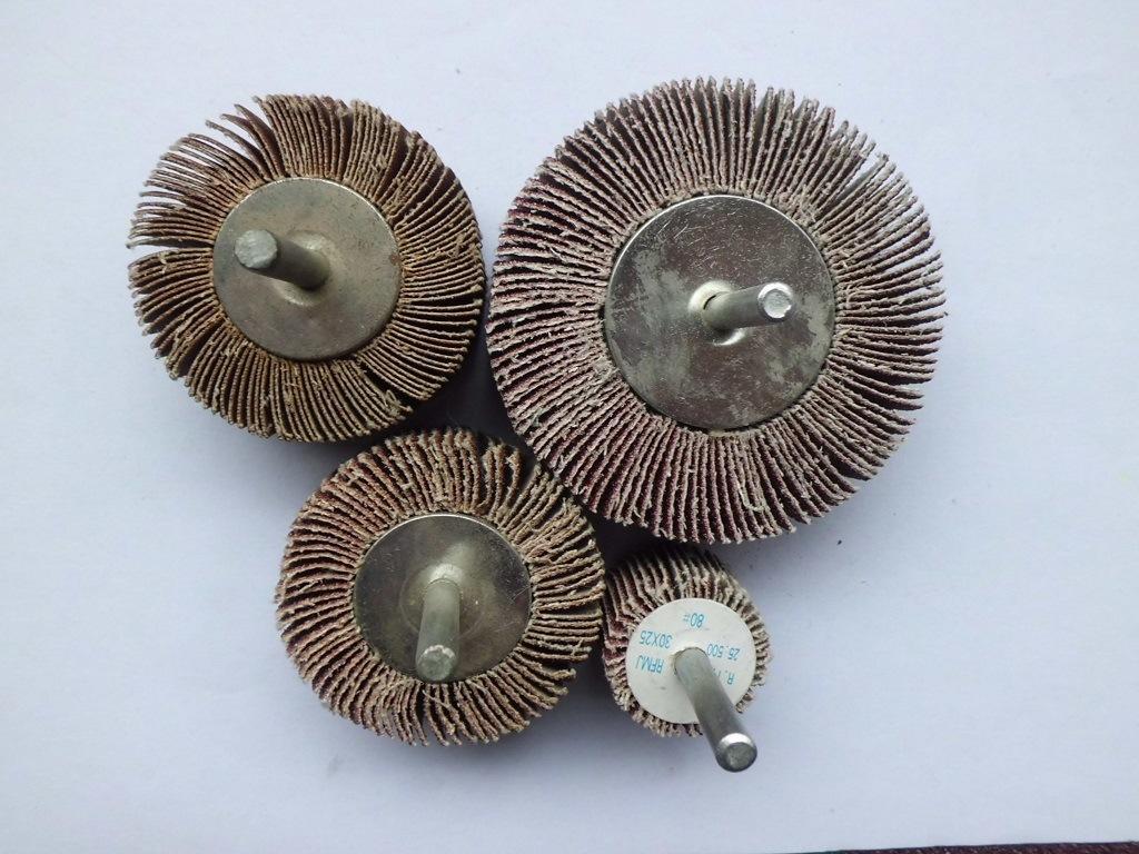 (厂家直销)50*25*6*80#铁芯柄页轮优质千叶磨头砂布成都批发