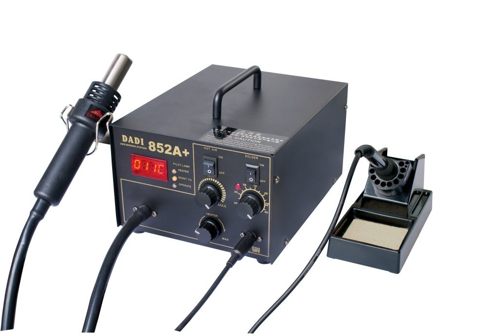 【厂家直销】热风拆焊组合 数显拆焊组合 双用焊台 大地852a