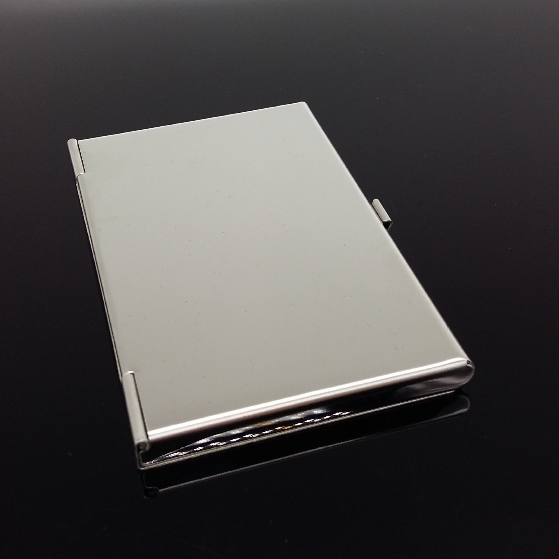 专业定制高档镜面效果名片夹 金属不锈钢名片盒 广告促销商务礼品