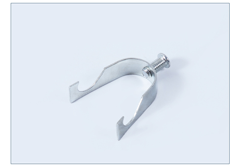 金属吊线管吊钩夹 镀锌线管铁线管配件 龙骨卡u型吊码20-50