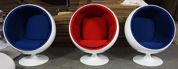 设计师玻璃钢家具创意太空蛋形泡泡椅球椅懒人休闲沙发ball chair