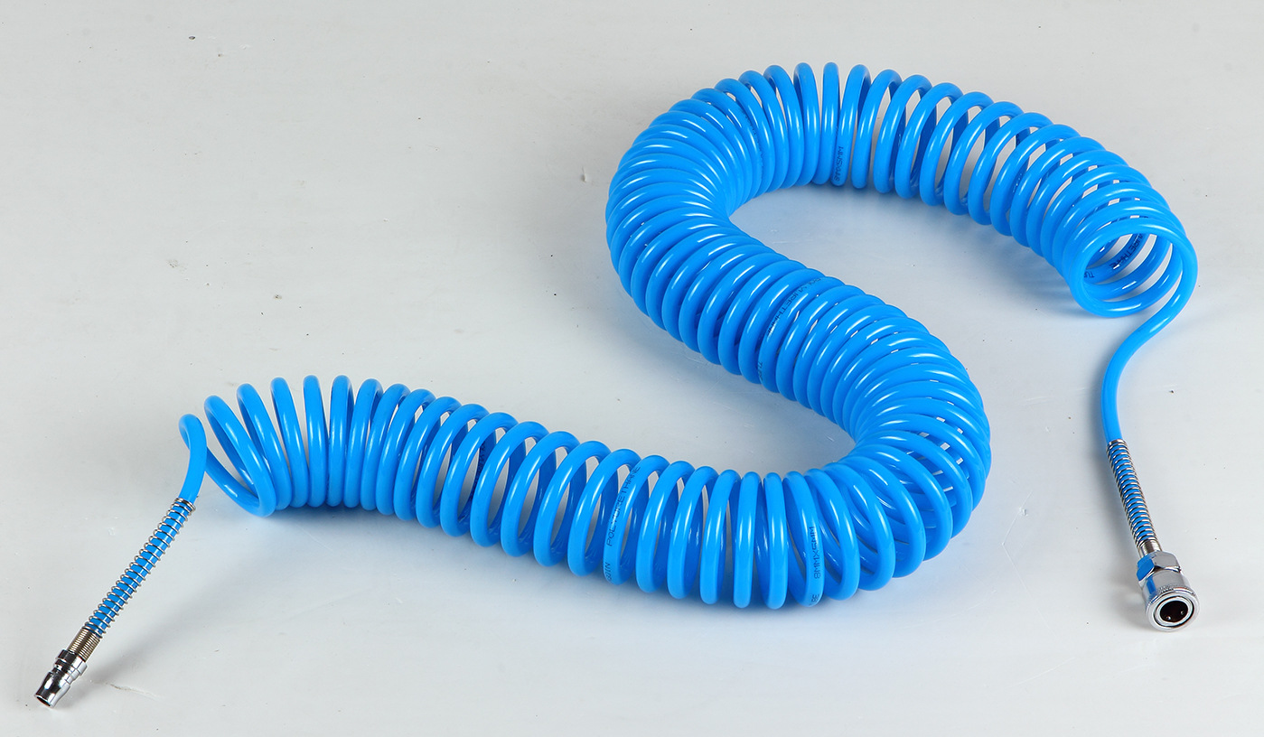 中秦pu弹簧管 10*6.5mm-12m气动软管批发 厂家专业制造一件代发